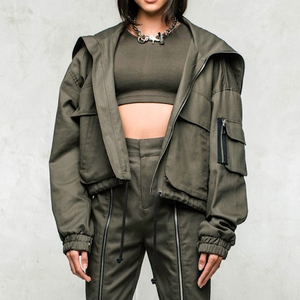 MARNA RO HOOD‎ ZIP JACKET